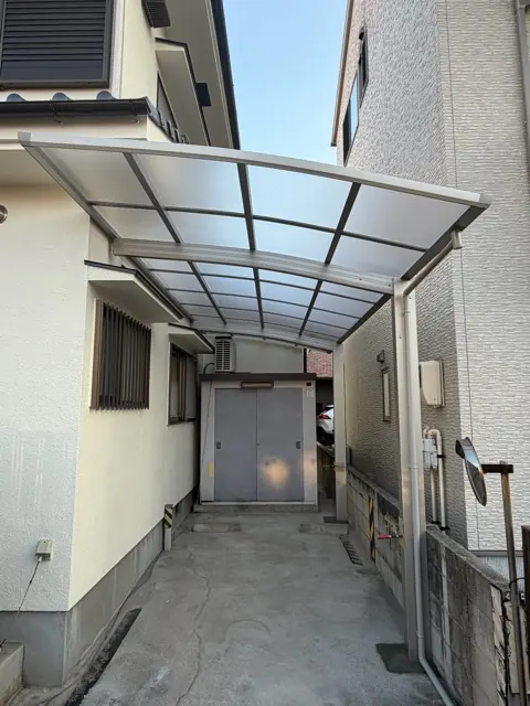 エミシアの施工事例：新しく設置したカーポート