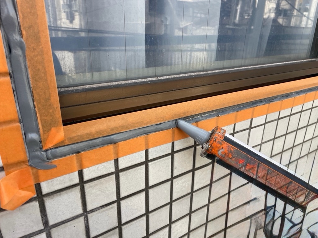 広島市中区｜リピートオーナー様よりご依頼 ビル維持管理修繕工事（シーリング・タイル撥水）