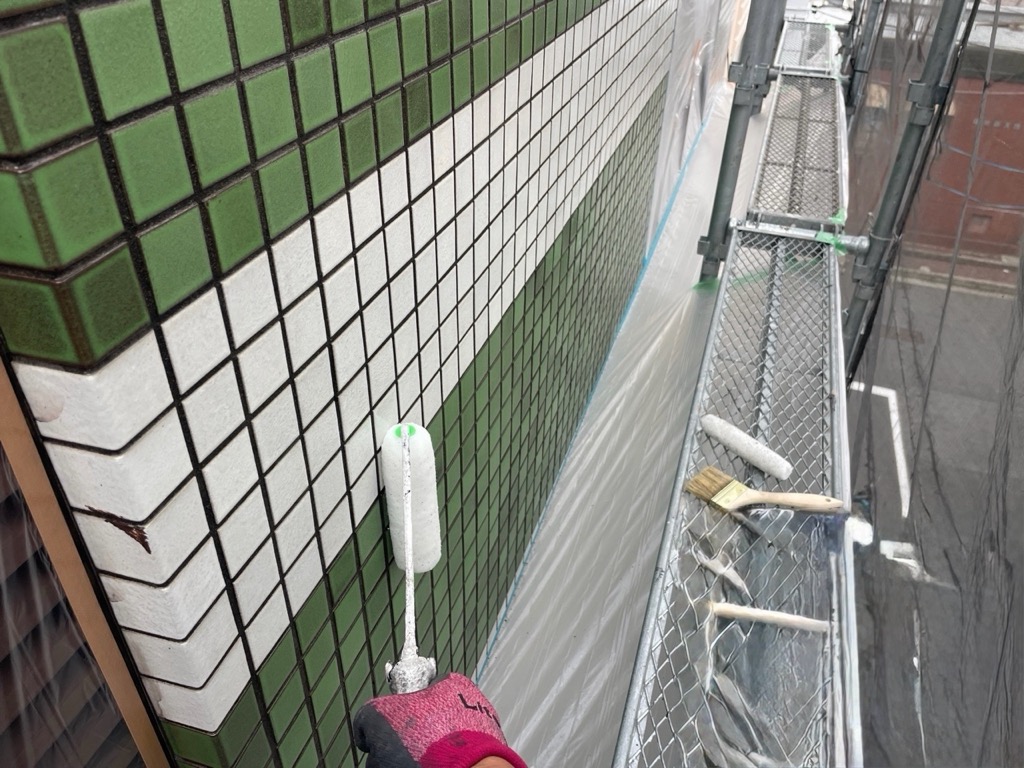 広島市中区｜リピートオーナー様よりご依頼 ビル維持管理修繕工事（シーリング・タイル撥水）